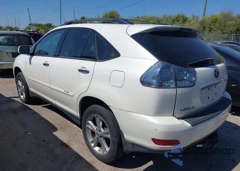 2008 Lexus Rx 400H from USA, damaged, VIN JTJHW31U182048351